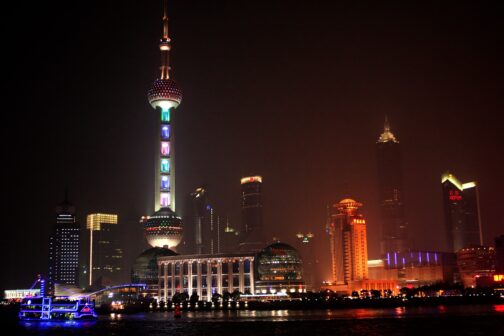 Shanghai bei Nacht