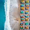 Frau am Strand