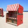 Strandkorb an der Ostsee in Mecklenburg-Vorpommern