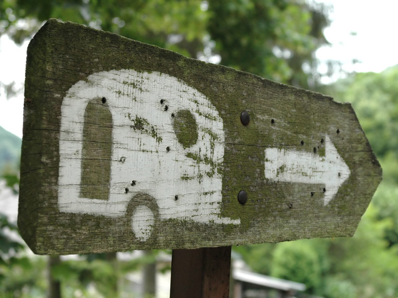 Campingplatz Schild