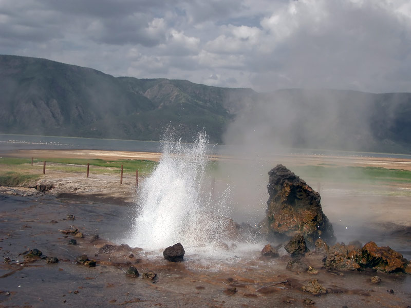Heisse Quellen am Lake Bogoria