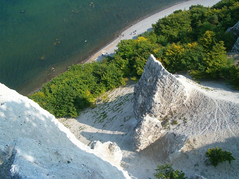 Die berühmten Kreidefelsen auf Rügen