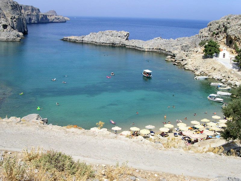 Lagune auf Rhodos