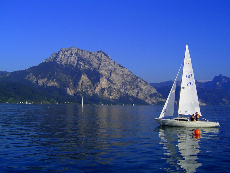 Der Traunsee in Oberösterreich