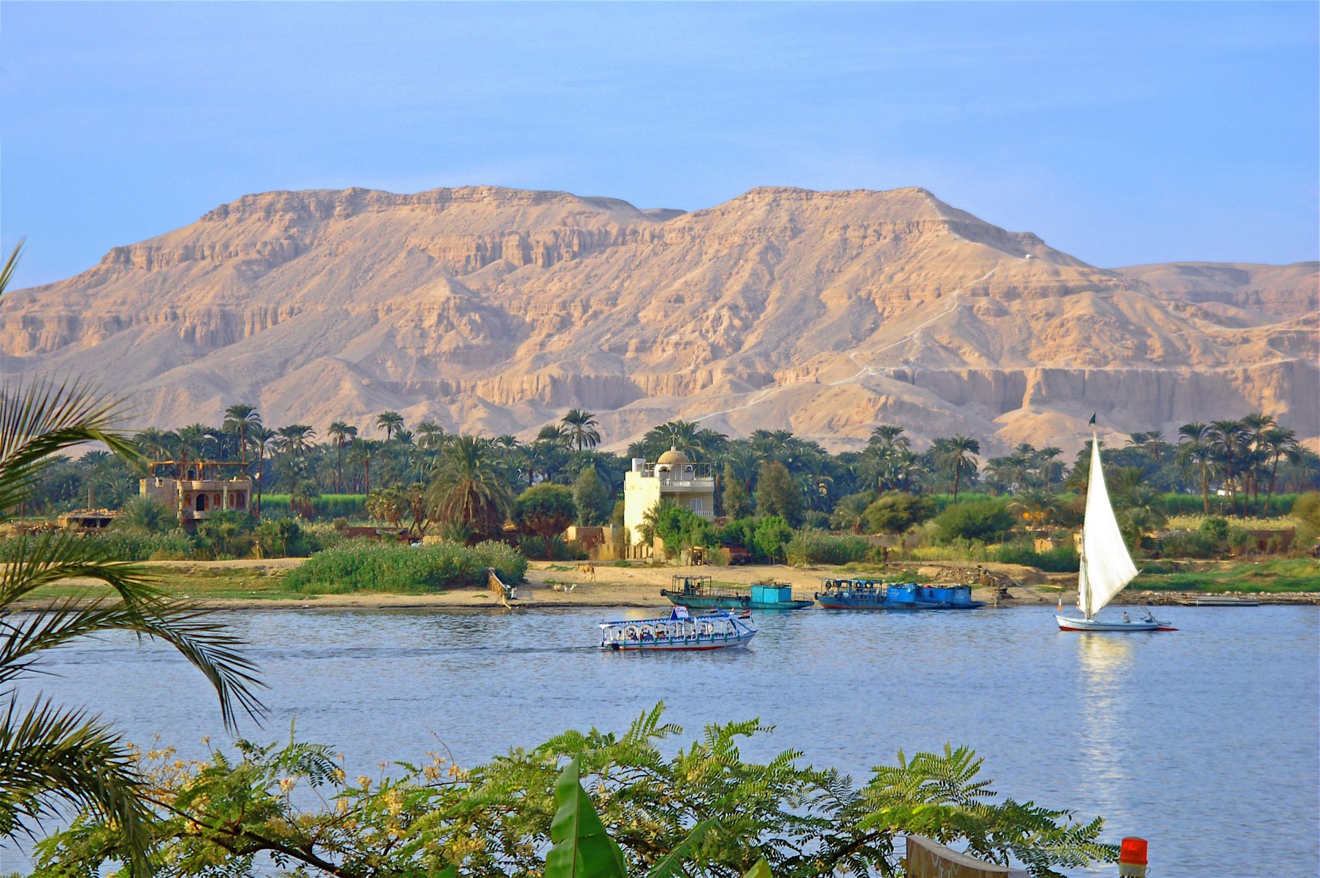 Ägypten – Nil bei Luxor
