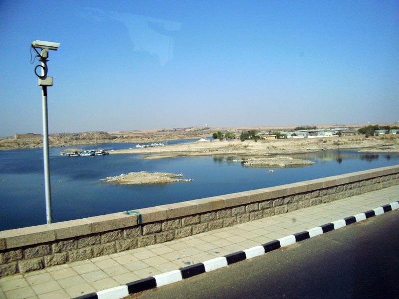 Aussicht vom Assuan Staudamm