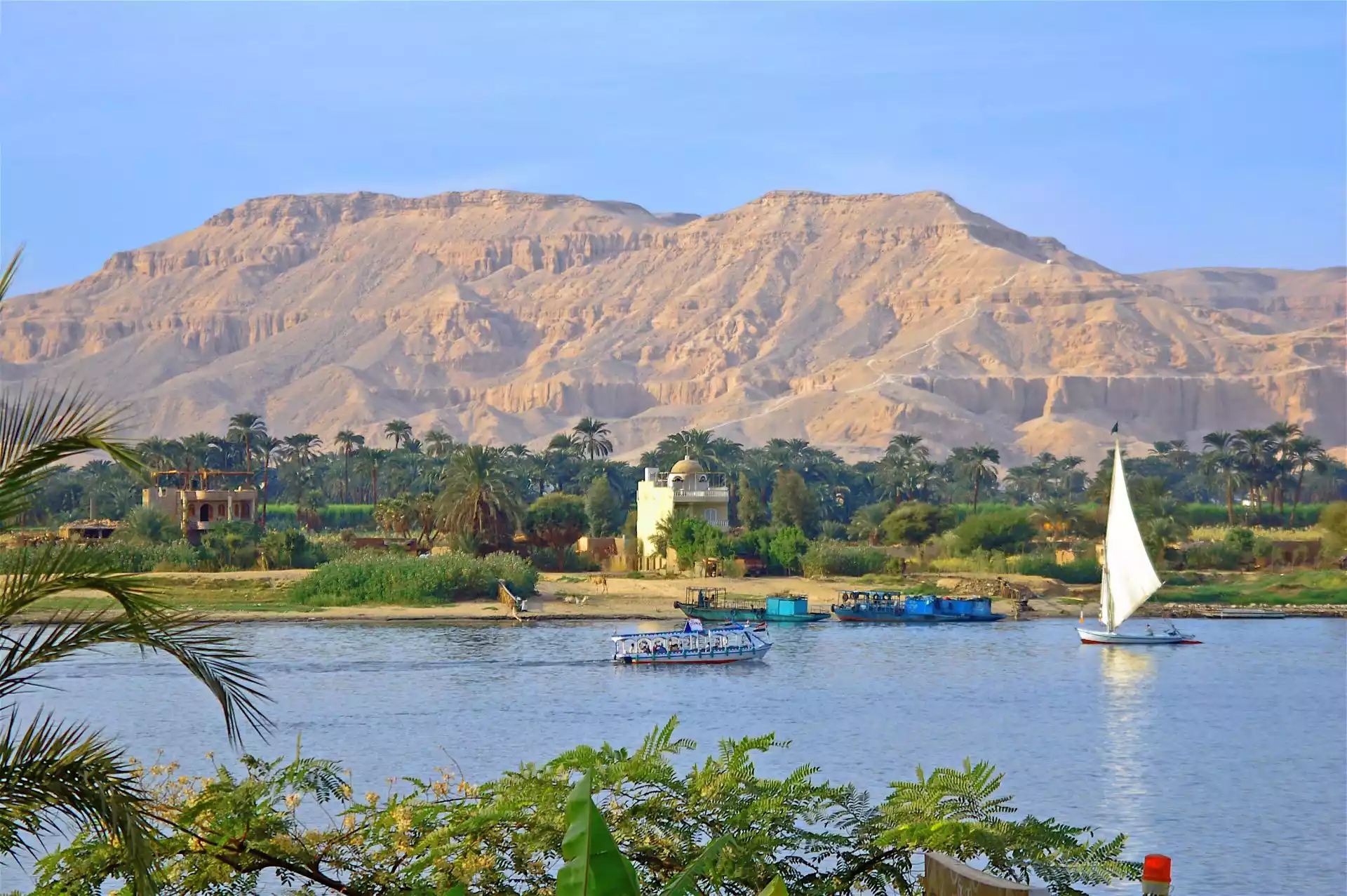 Ägypten – Nil bei Luxor