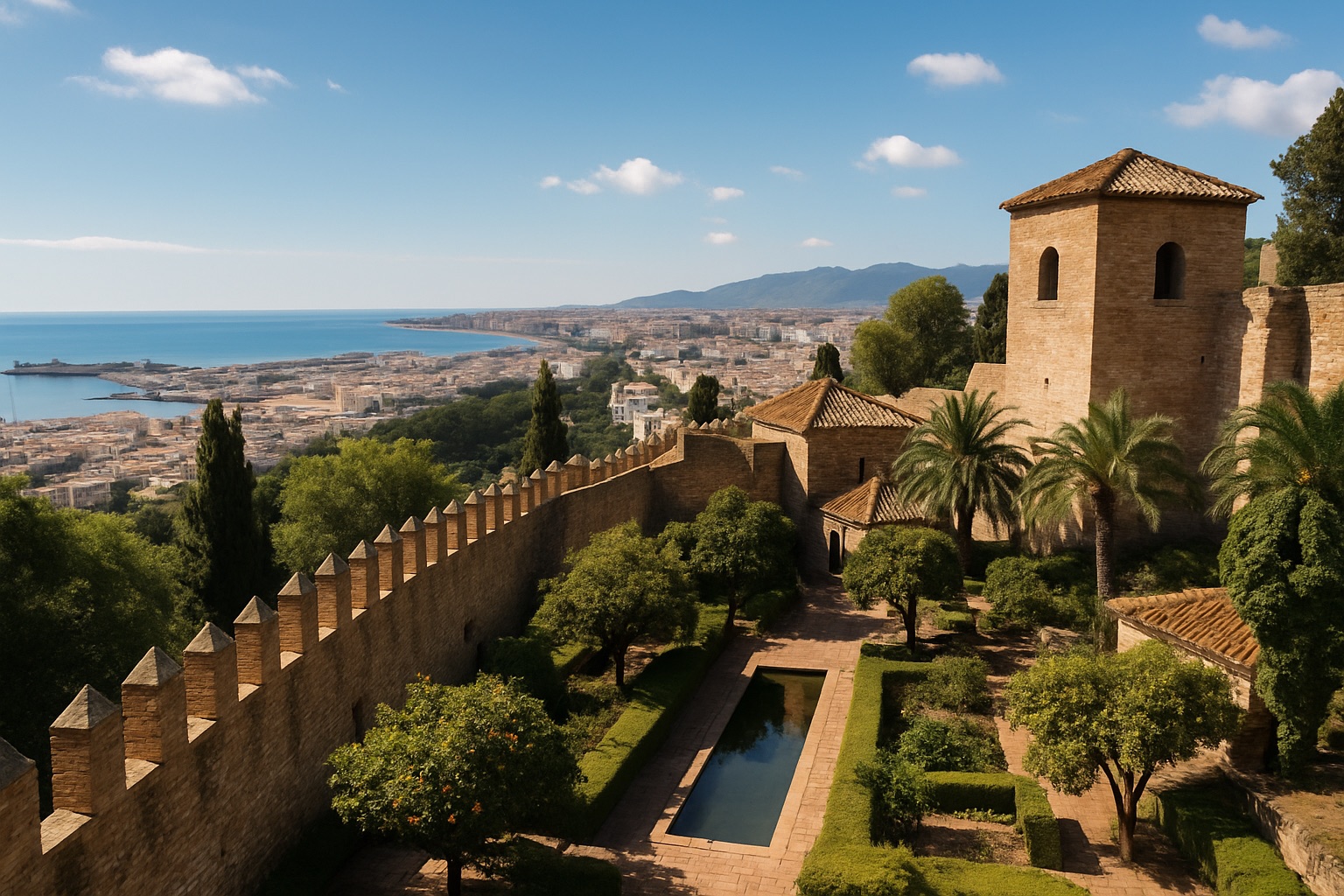 Alcazaba von Málaga