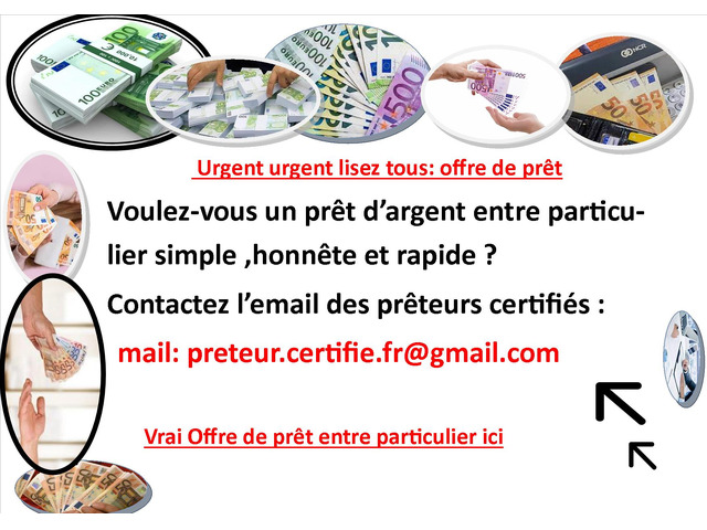 Avez-vous besoin d' un prêt rapide ? contactez