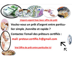 Avez-vous besoin d' un prêt rapide ? contactez