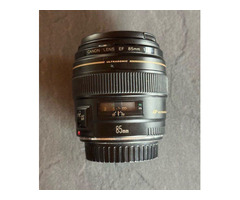 Canon 800D + 85mm 1.8 + 18-135mm