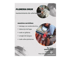 plomeria dron 3193512613 llame ya