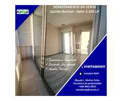 Vendo hermoso departamento en Quinta Normal