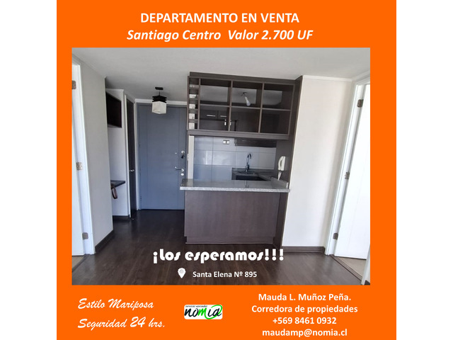 Santiago Centro Venta Depto. Ubicación y Seguridad