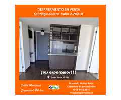 Santiago Centro Venta Depto. Ubicación y Seguridad
