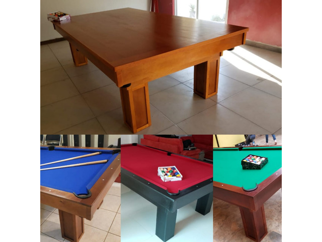 Mesa De Billar, Convertible A Comedor.