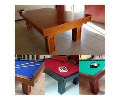 Mesa De Billar, Convertible A Comedor.