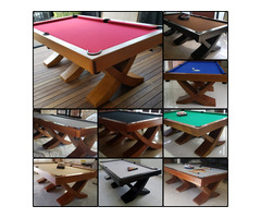 Mesa De Billar, Patas Cruzadas.