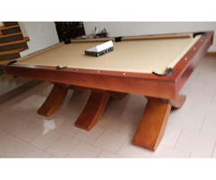 Mesa De Billar, Patas Cruzadas. Mesa De Billar, Patas Cruzadas.