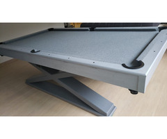 Mesa De Billar, DiseÑO Patas Laterales En X.