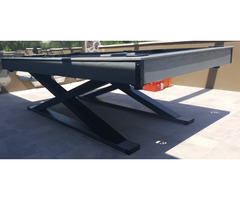Mesa De Billar, DiseÑO Patas Laterales En X.