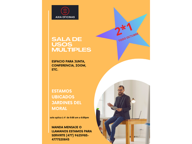 Axia Tiene Para Ti Una Sala Exclusiva