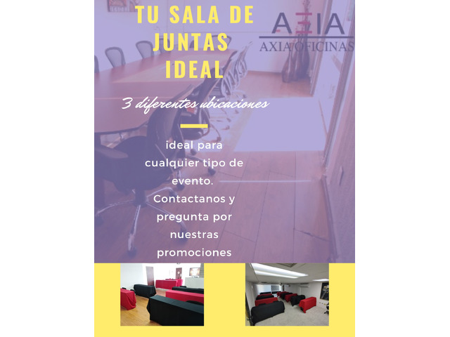 Tu Evento Solo En Axia Oficinas