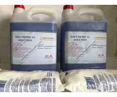 SSD Solución química para limpiar billetes de banco negros y desfigurados