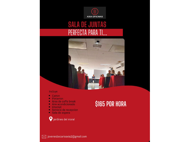 ¡Vamos, vamos! Axia Oficinas “Sala de juntas”