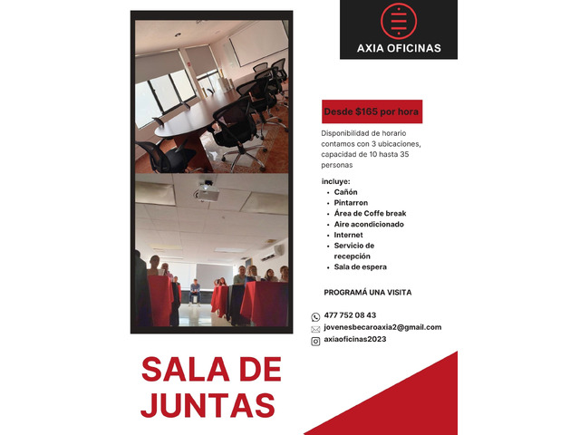 Sala de juntas inspiradoraaa.