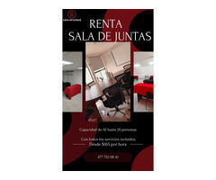 Alquiler de sala de juntas.