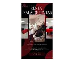 Alquiler de sala de juntas.