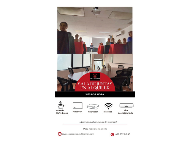 Conoce nuestra sala de juntas.