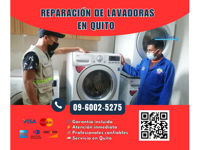 Reparación de lavadoras en Quito