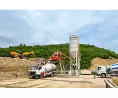 Mobile Concrete Batching Plant 100 m³/h – Ready For Immediate Delivery