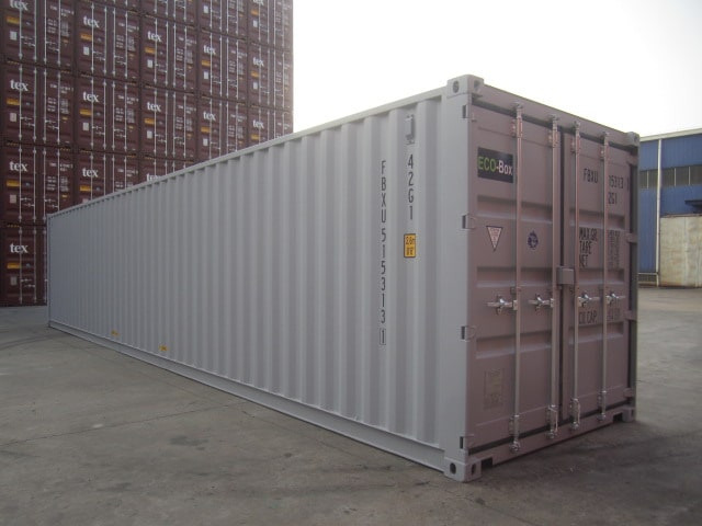 Contentores marítimos usados ​​de 6 m e 12 m.