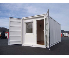 Contentores marítimos usados ​​de 6 m e 12 m.