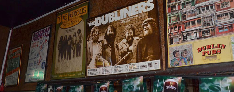 Werbeplakat für die Deutschland-Tournee der "Dubliners" 1976