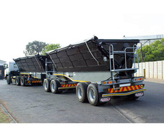 34 ton side tipper /tautliners/ flat deck trucks and trailers for hire.0661778902/ 0411100383