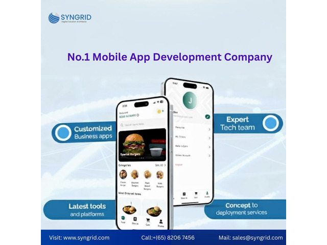 No.1 Mobile App Development Company — Syngrid Technologies