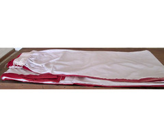 Curtains - Deep red, long drop