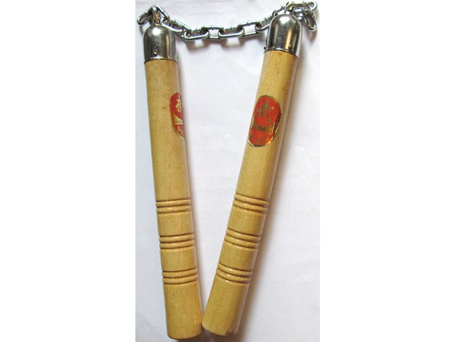 Nunchaku - wooden with chain - 2nd hand