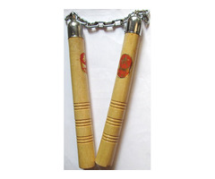 Nunchaku - wooden with chain - 2nd hand