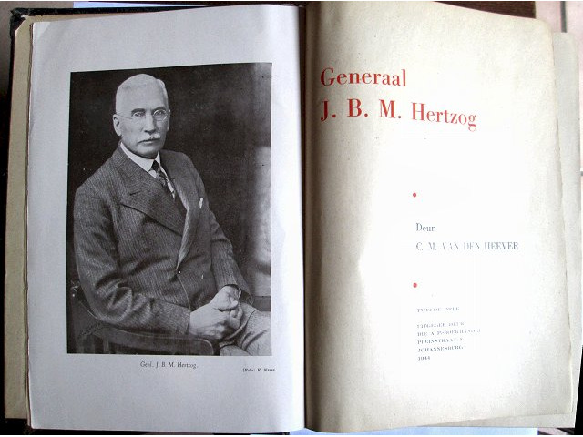 Books - C.M. van den Heever - Generaal J. B. M. Hertzog