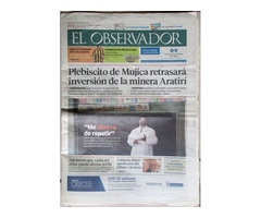 Newspapers - Uruguay - El observator - Martes 21 de Junio 2011.