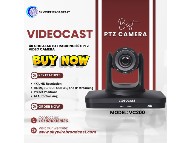 Latest 4K PTZ Camera Prices for Live Streaming & Video Production