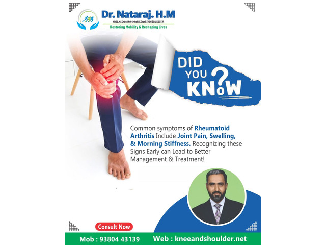 Best Orthopedic Surgeon in Bangalore: Dr.Nataraj H M