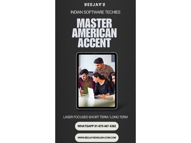 American Accent Coaching for Indian IT Professionals