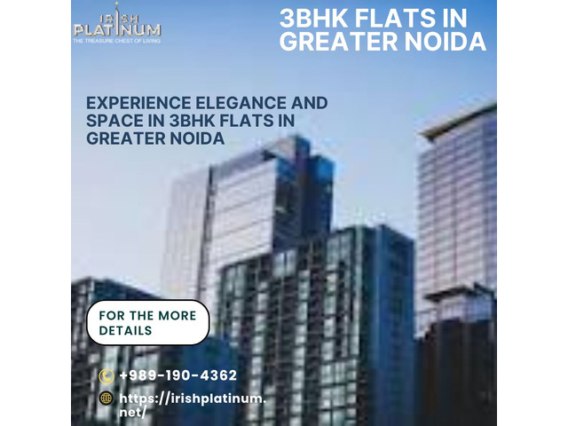 Ideal 3BHK Flats at Irish Platinum, Greater Noida