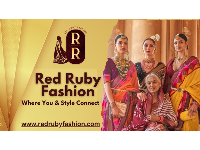 Elegant Sarees for Women – Shop Online at Red Ruby Fashion